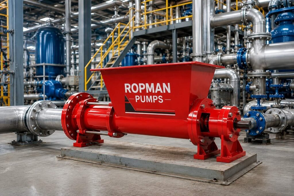 Industrial Hopper Type PC Pump Application