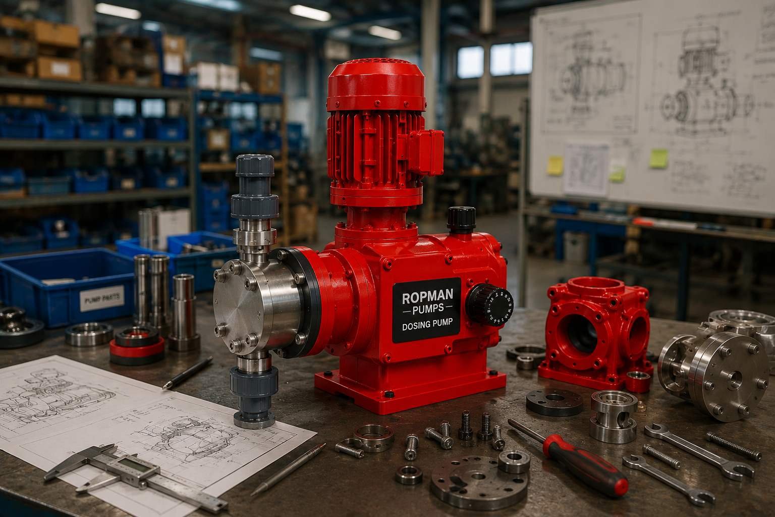 Ropman Dosing Pump features – metering pump manufacturer India
