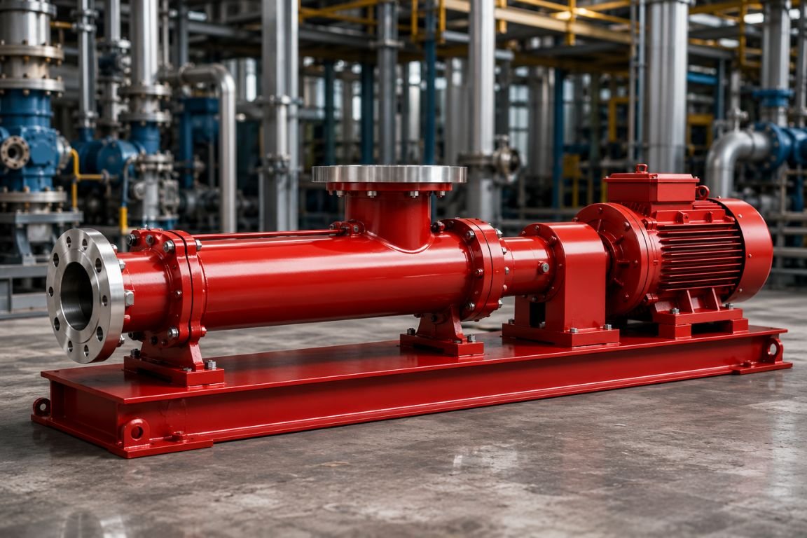triple screw pump for clean lubricating oil at high pressure