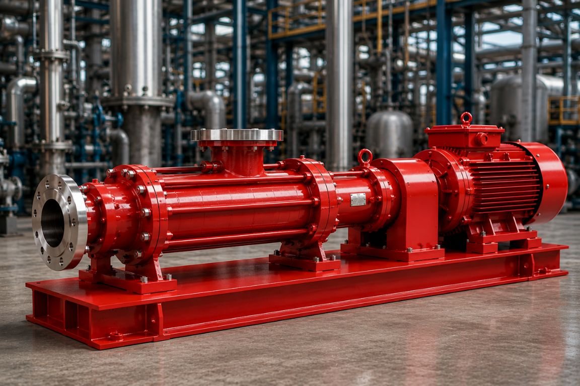 single screw pump progressive cavity rotor and elastomer stator