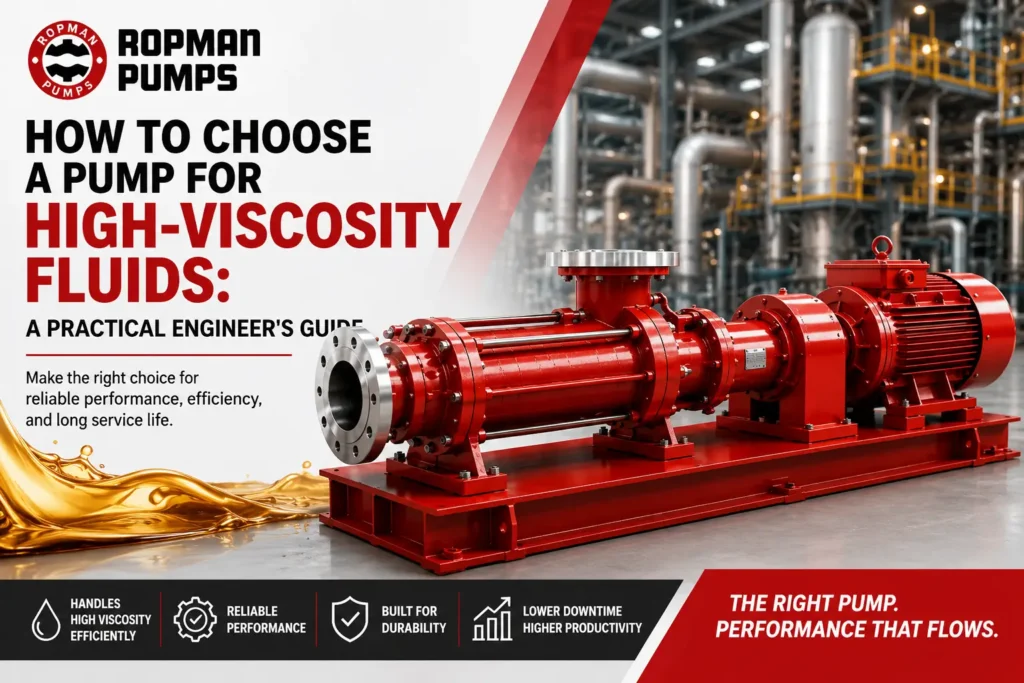Pump for High Viscosity Fluids