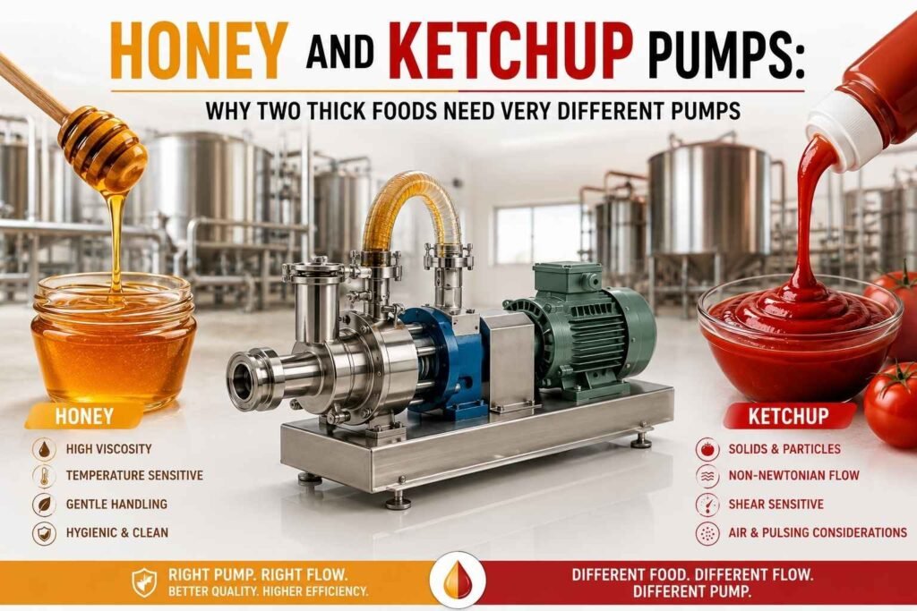 Honey and Ketchup Pumps: Why Two Thick Foods Need Very Different Pumps