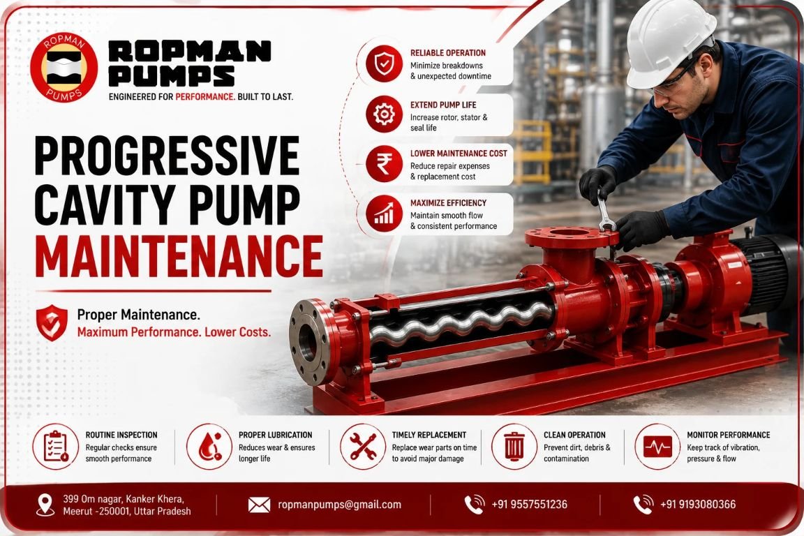 progressive cavity pump maintenance