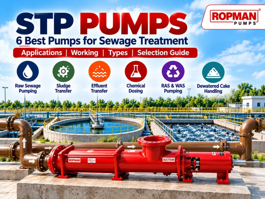 STP Pumps: 6 Best Pumps for Sewage Treatment