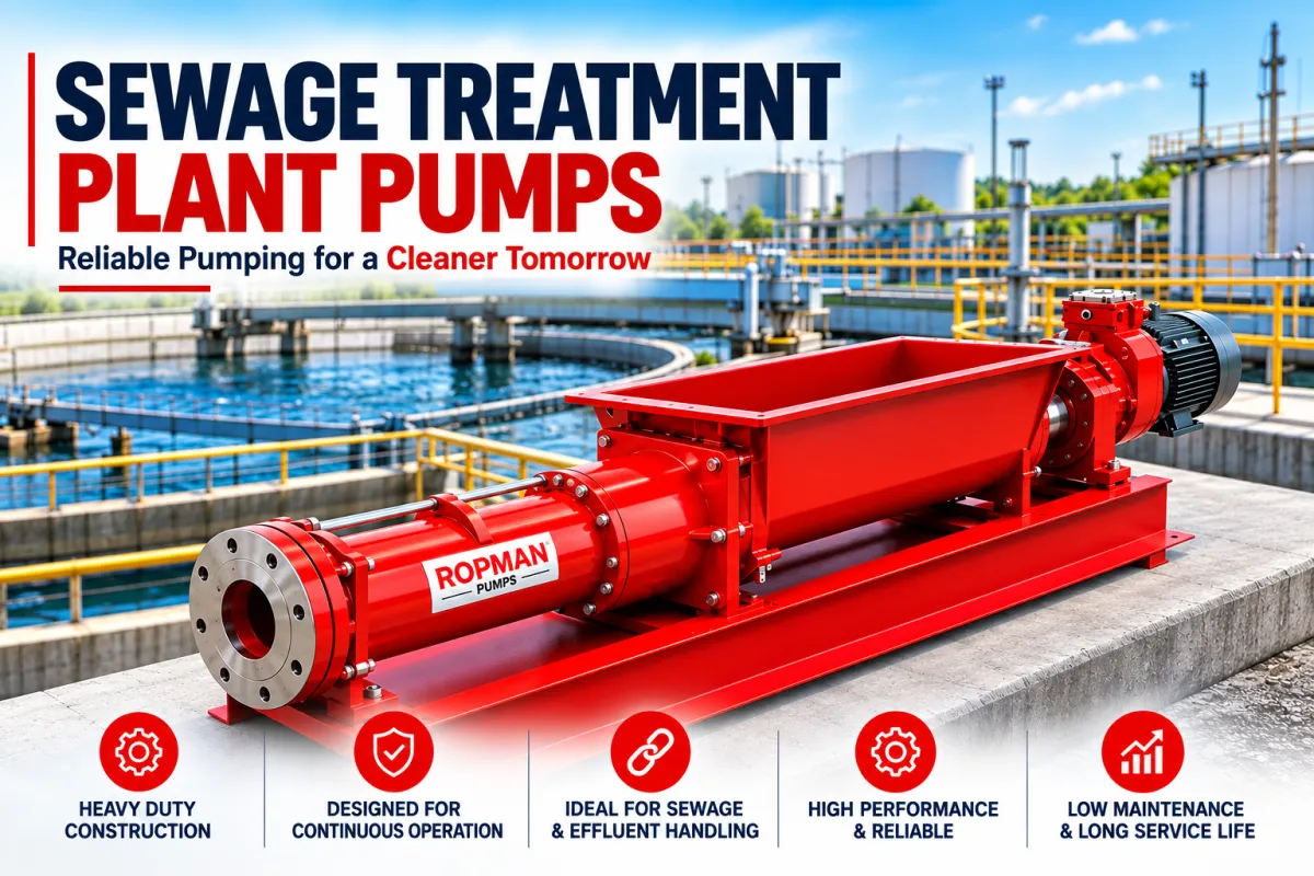 Packaged STP and sewage treatment plant pumps for compact sites