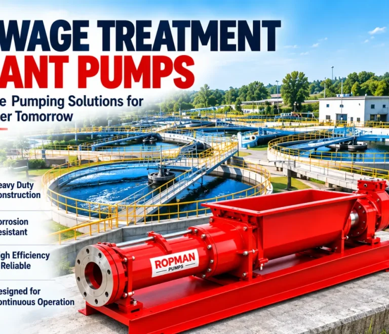 Sewage treatment plant cost in India: STP with progressive cavity sludge pump